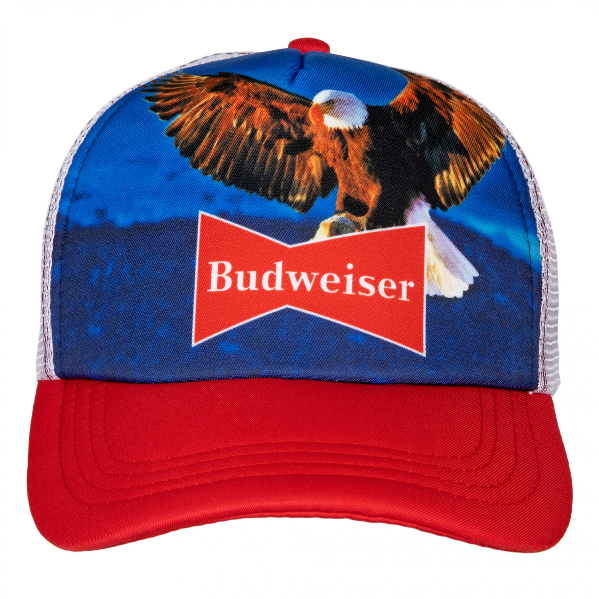 Budweiser Eagle Mesh Back Snapback Trucker Hat